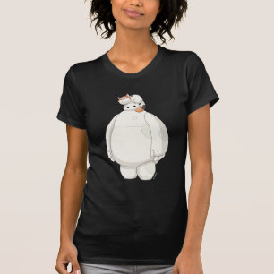 Baymax with Mochi on his Head T-Shirt