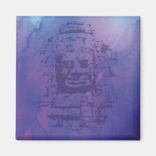 Bayon Face Purple Magnet
