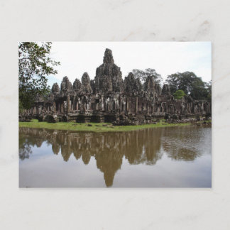 Bayon Temple at Angkok Wat in Cambodia Postcard