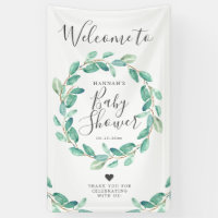 Bayou Botanicals | Baby Shower Welcome