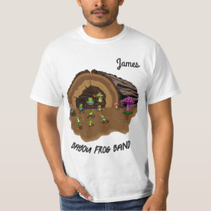 "Bayou Frog Band" Customizable Men's T-Shirt