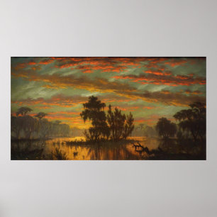 Bayou Plaquemines (1881) by Joseph Rusling Meeker Poster