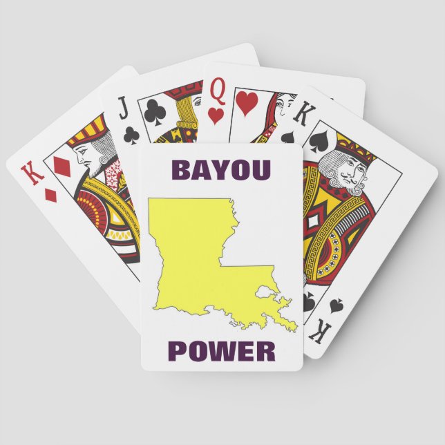 BAYOU POWER PLAYING CARDS (Back)