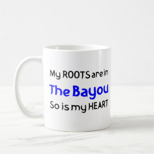 bayou roots coffee mug