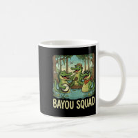 Bayou Squad Louisiana Alligator Retro Wildlife Tra