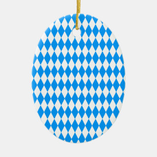Bayrische Rauten Ceramic Ornament