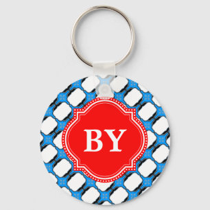 Bayrische Rauten Keychain