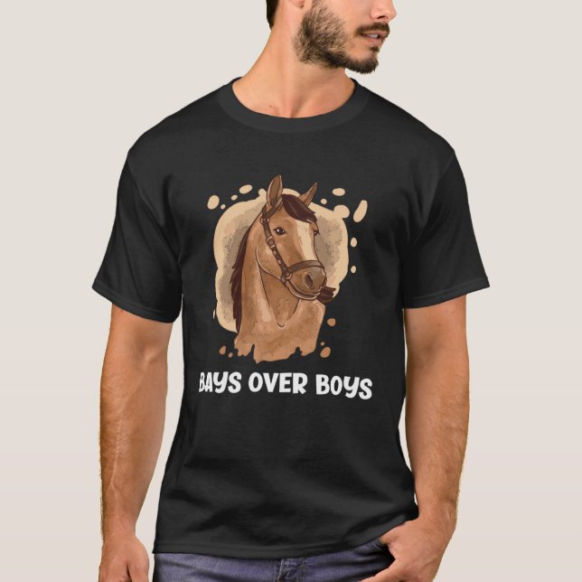 Bays Over Boys  Horse   1 T-Shirt (Front)