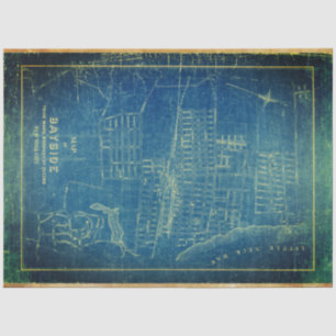 Bayside Blueprint 18lb Decoupage sheet
