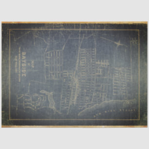 Bayside Blueprint 18lb Decoupage sheet