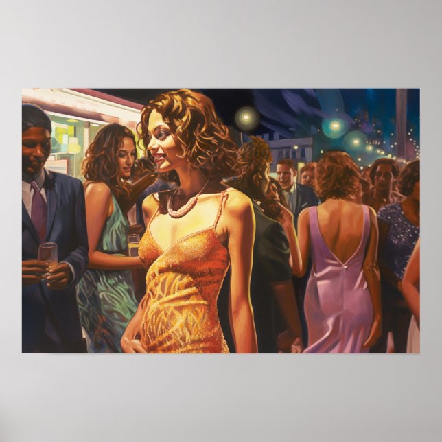 Bayside Latina at night Poster (Front)