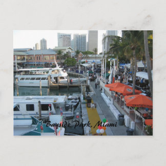Bayside Park, Miami Postcard