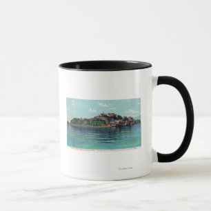 Bayview of Alcatraz Island and Prison Mug