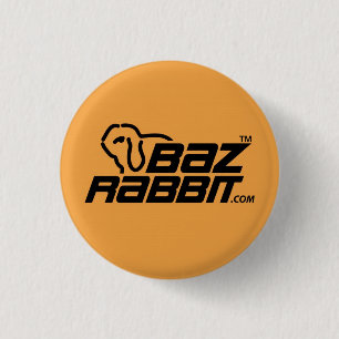 BAZ Rabbit 1 Inch Round Button