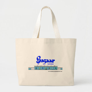 Bazaar Exterior Circa 1960 Large Tote Bag
