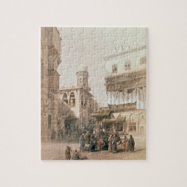 Bazaar of the Coppersmiths, Cairo, from "Egypt and Jigsaw Puzzle (Vertical)