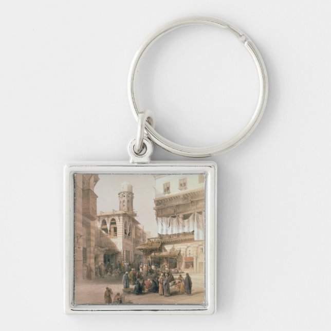 Bazaar of the Coppersmiths, Cairo, from "Egypt and Keychain (Front)