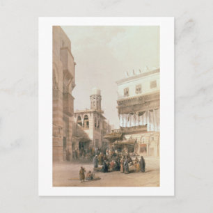 Bazaar of the Coppersmiths, Cairo, from "Egypt and Postcard