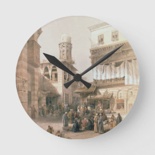 Bazaar of the Coppersmiths, Cairo, from "Egypt and Round Clock