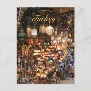 Bazar d'Istanbul en Turquie Carte postale