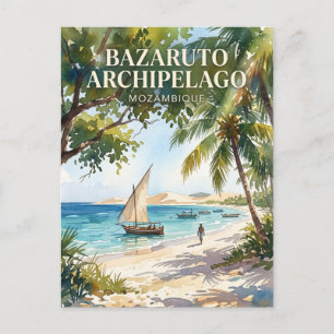 Bazaruto Archipelago Mozambique Postcard