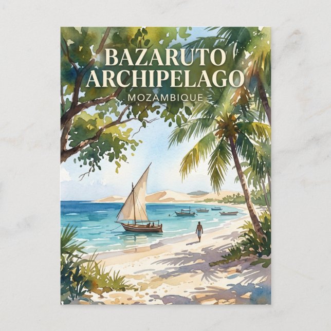 Bazaruto Archipelago Mozambique Postcard (Front)