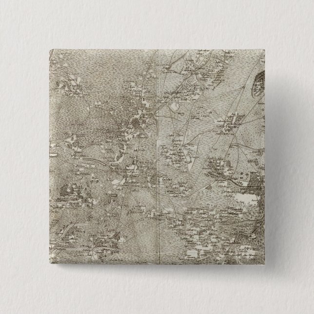 Bazas 2 Inch Square Button (Front)