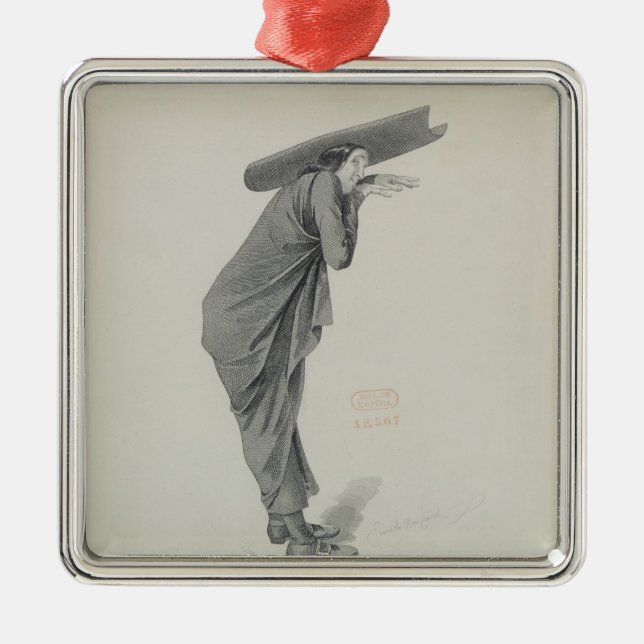 Bazile Metal Ornament (Front)