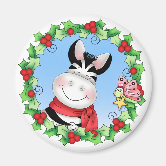 BaZooples Christmas Joy Zach Magnet (Front)