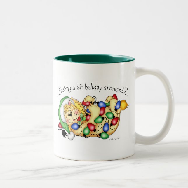 BaZooples "Feeling A Bit Holiday Stressed?" Mug (Right)