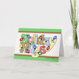 BaZooples "Holiday Hugs" Christmas Card