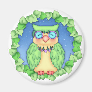 BaZooples "oliver" Owl Magnet