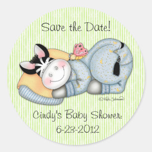 BaZooples "Save the Date!" Zach Sticker