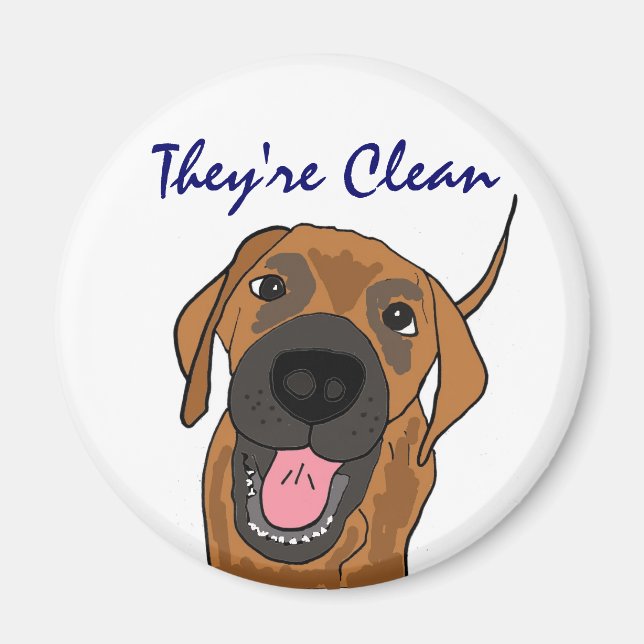 BB- Funny Dog Dishwasher Magnet (Front)