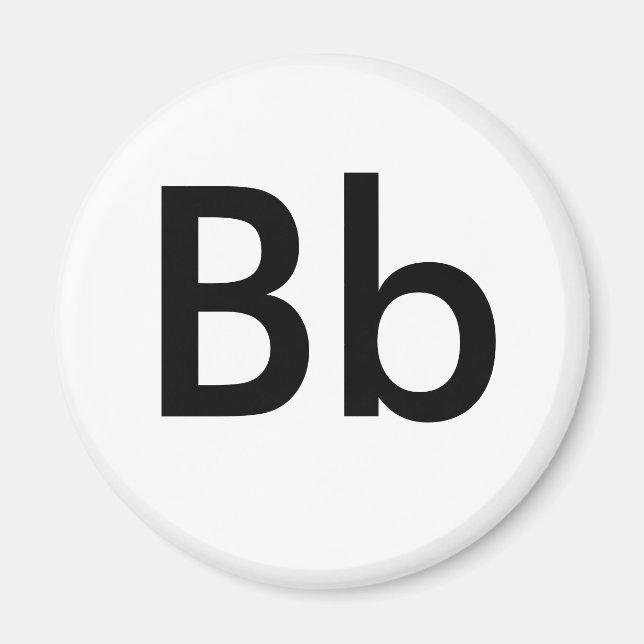 Bb Magnet (Front)