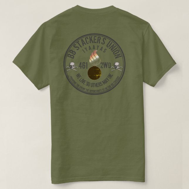 BB Stacker's Union 461 - 2W0 T-Shirt (Design Back)