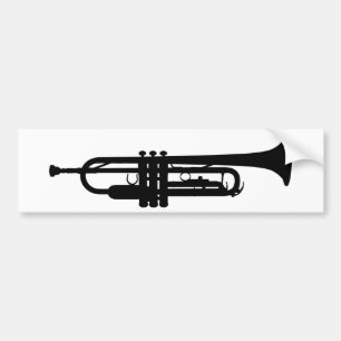 Bb trumpets bumper sticker