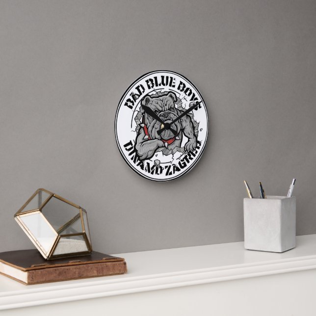 BBB logo embodies the spirit of Dinamo Zagreb Round Clock (Office)