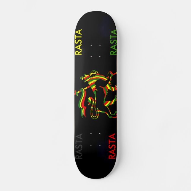 bbbbbbbbbbbbbbbb, RastaColorLion, RASTA, RASTA,... Skateboard (Front)