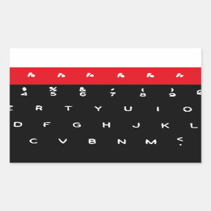 BBC Micro Keyboard Keys Sticker