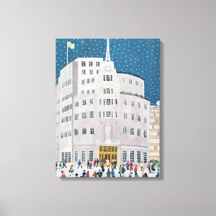BBC's Broadcasting House Canvas Print