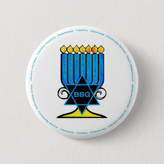 BBG Menorah Buttons! 2 Inch Round Button