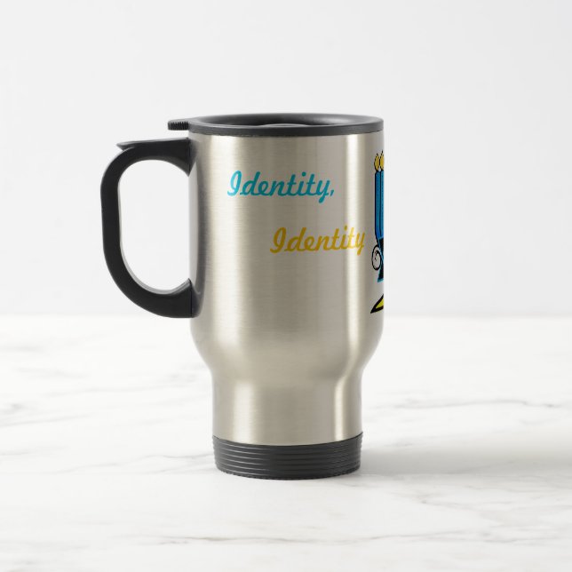 BBG Menorah Mug! Travel Mug (Left)
