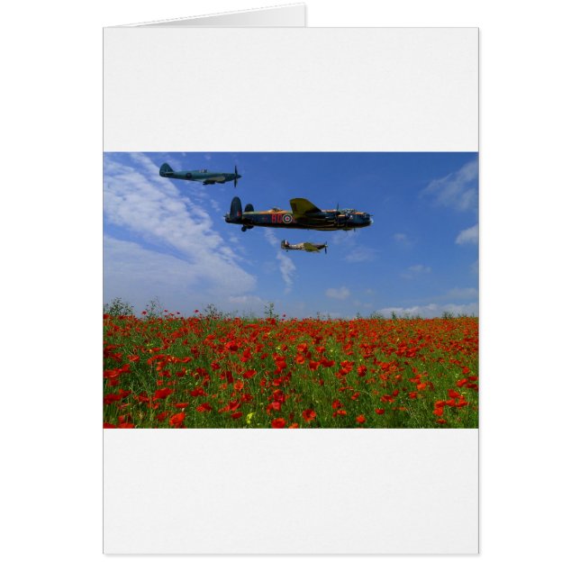 BBMF and poppies (Front)