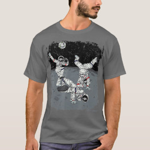 Bboy Breakdancing Astronauts On he Moon T-Shirt