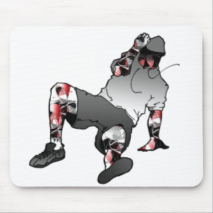 Bboy Stance Mouse Pad