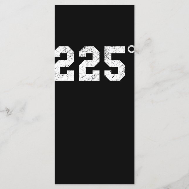 BBQ | 225 Degrees Bbq Grilling Smoking Meat Menu (Front)