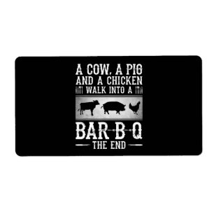 BBQ   A Cow A Pig And A Chicken Walk Into BBQ