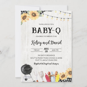 BBQ Baby Shower Invitation
