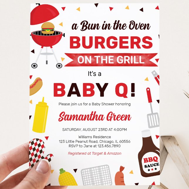 BBQ Baby Shower Invitation (Creator Uploaded)